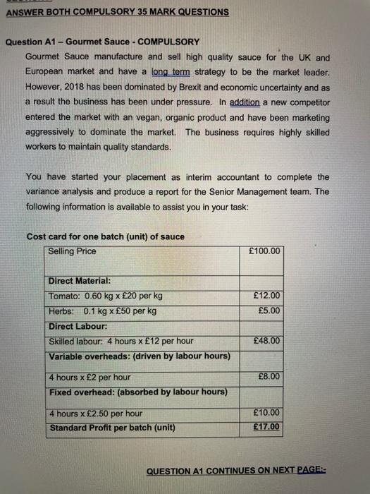  this is once question and everything wrote in the required section