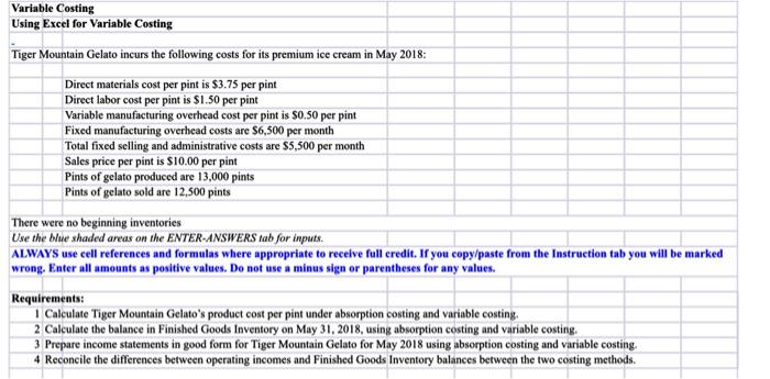 cost per pint is $3.75 per pint Direct labor cost per pint