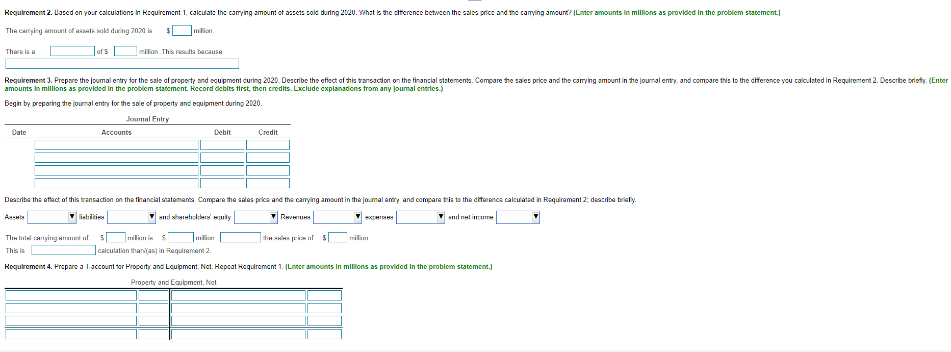 22,840 Accumulated depreciation (17,230) (15,840) From the investing activities section of the