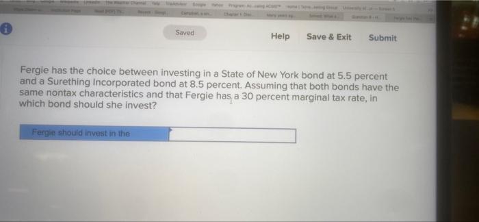 both questions please Saved Help Save & Exit Submit Fergie has the