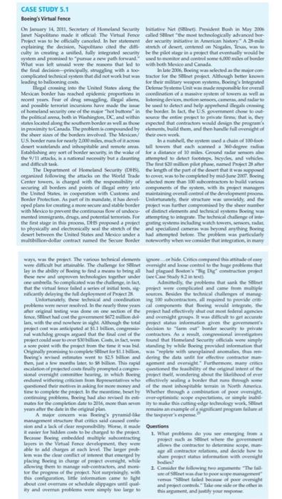  1. What problems do you see emerging from a project such