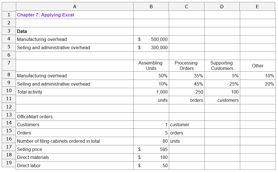 Please answer all questions parts as required Chapter 7 Part 1 Assume
