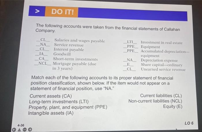 can someone explain how do we know if an account doesnt appear