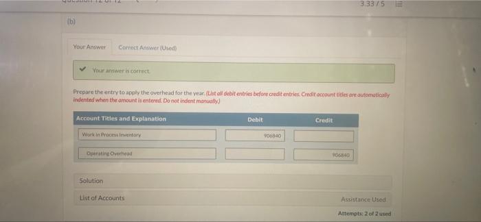 interior decorating business. Each client's consultation is treated as a separate job.