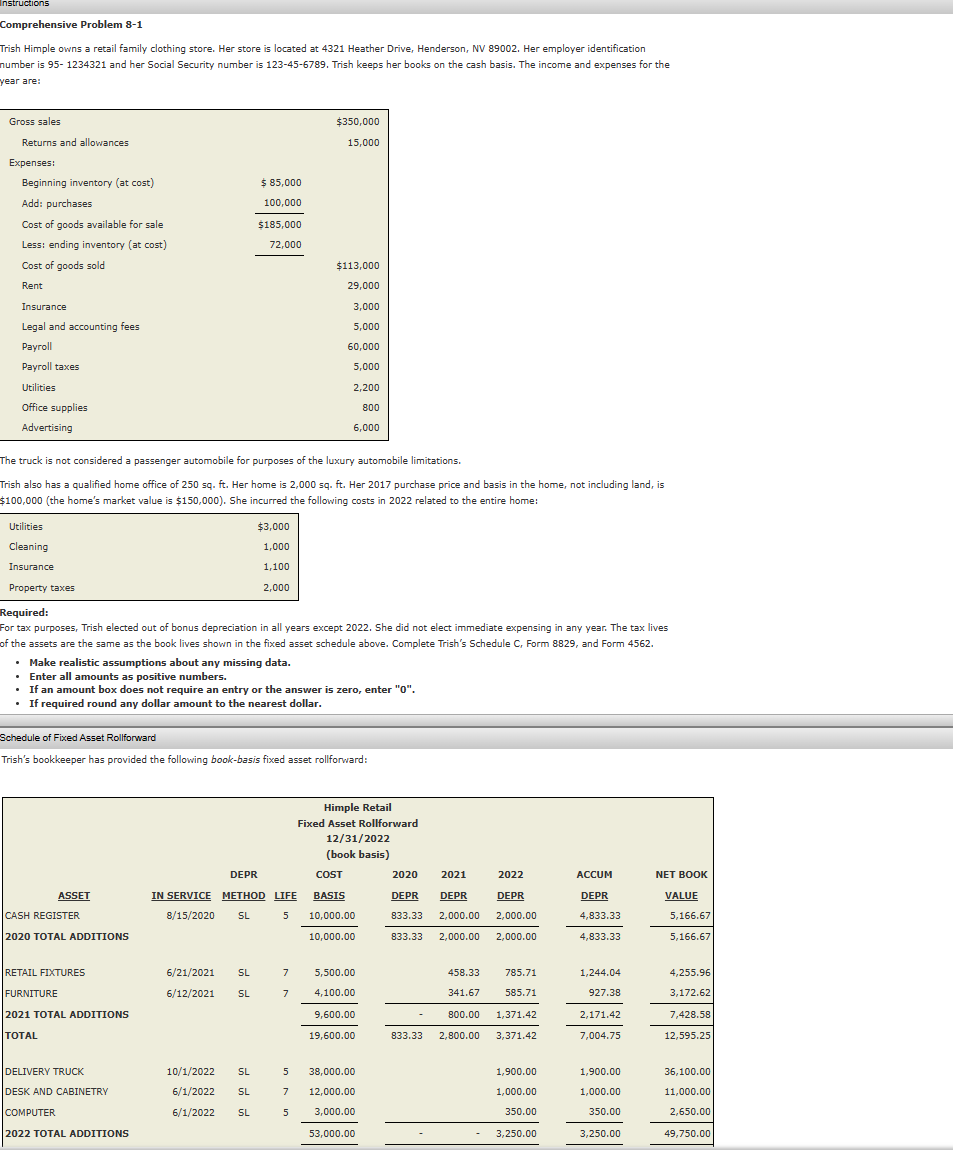  I can't get the answer for #17. Please help! Comprehensive Problem