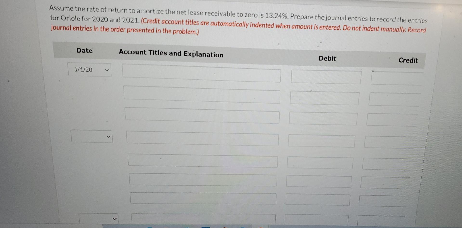building to Sheffield, Inc. on January 1, 2020. The following facts pertain