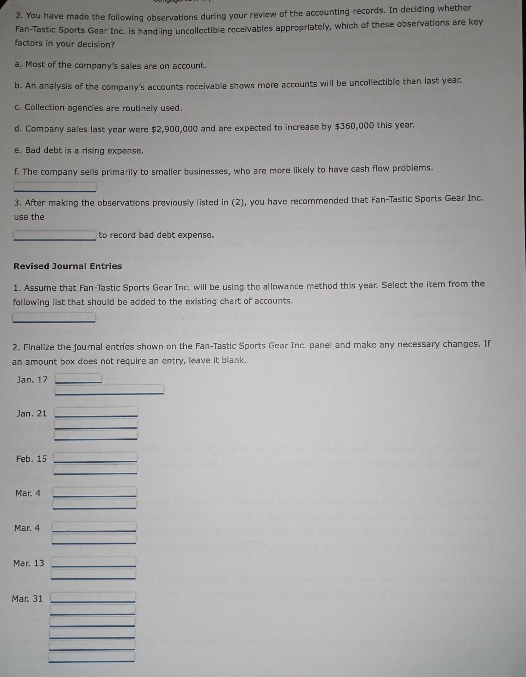 you see that Notes Receivable-Fast Feet Co. has a negative balance of