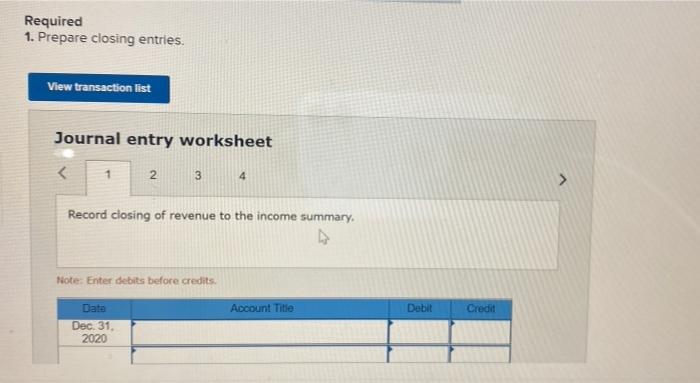 Autobody's adjusted trial balance on December 31, 2020, appears in the work