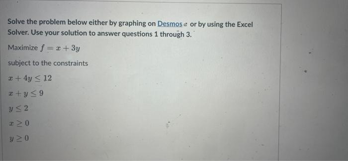  1.) what is the optimal value for x? 2.) what is