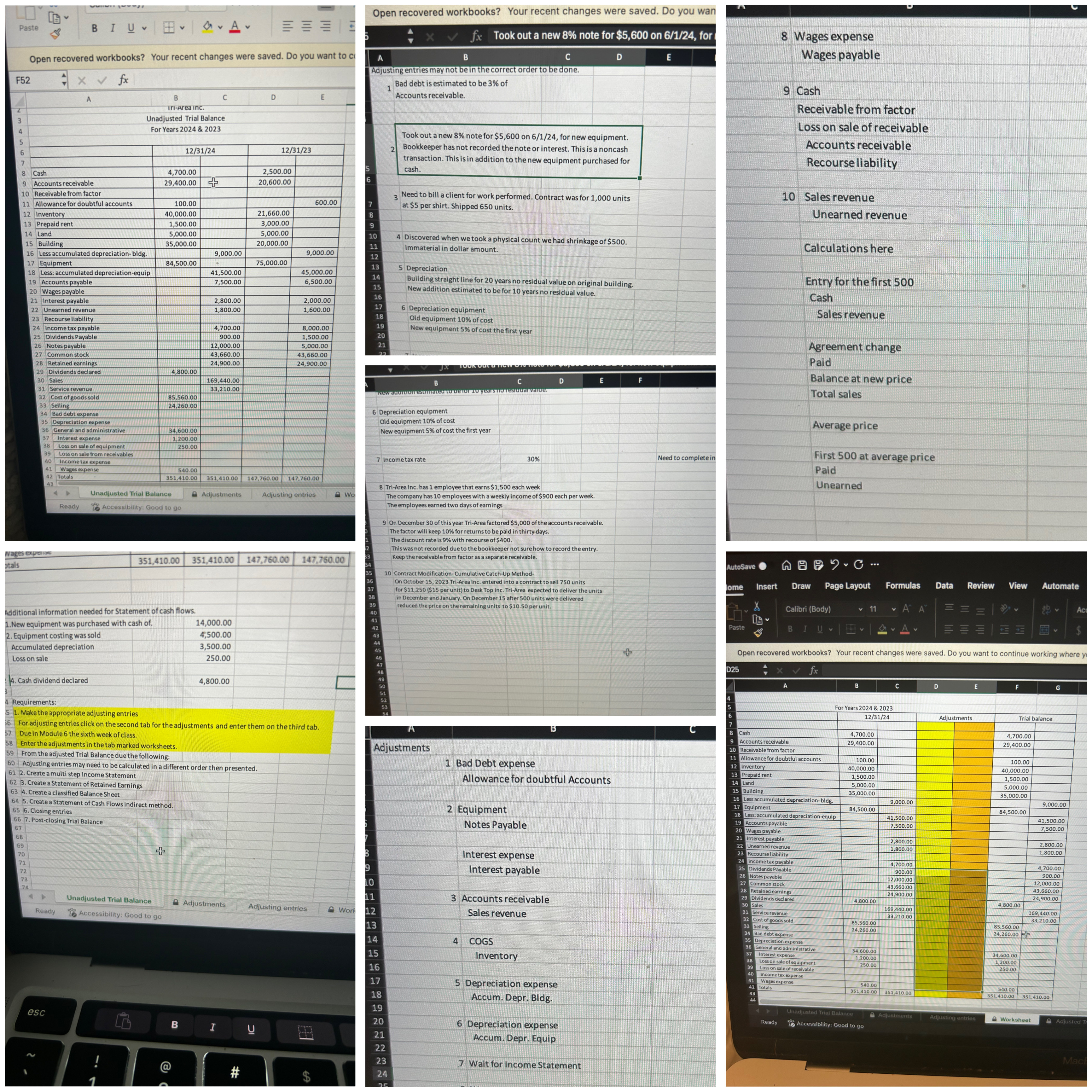  Accounting project 201 how do I complete this? I am more