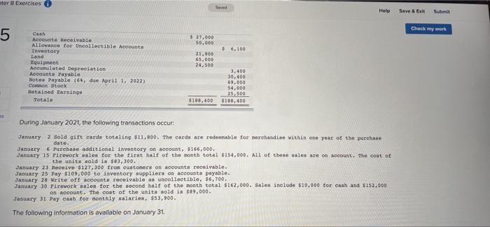  please help been struggling for days ter 8 Exercises Sed Help