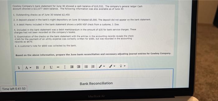 help me journal this please. include both the adjusting journal and bank