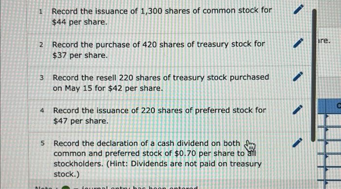 effect on the balance sheet equation (LO10-2, 10-3, 10-4, 10-5) [The following
