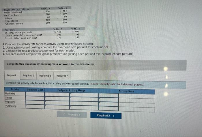 allocate overhead, compute product cost and gross profit LO P3 Ice Cool