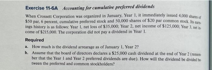 par common stock. Its earnings history is as follows: Year 1 ,