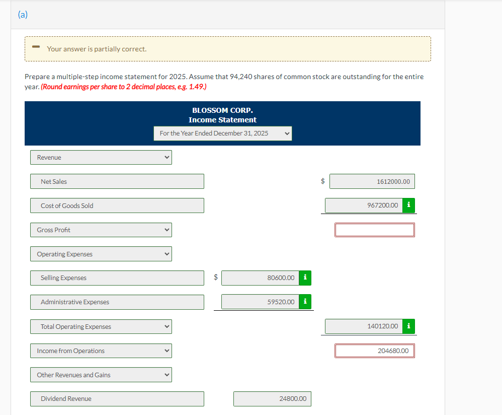 Attempt History Current Attempt in Progress Presented below is information related to