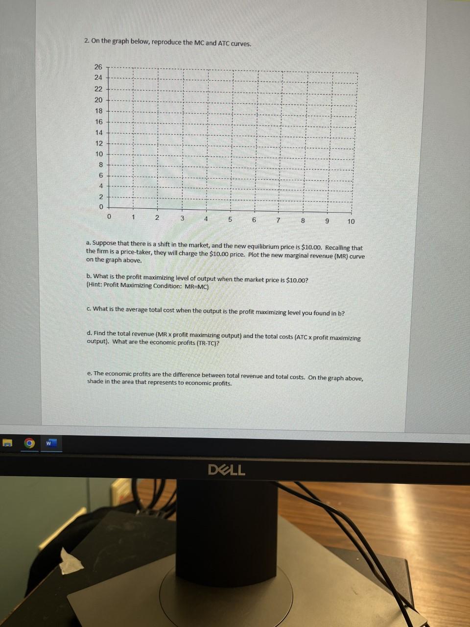 I need help with questions 2 A-G. Please answer all the parts,