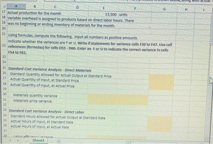 standards for one of Patterson, Inc.'s products is shown below, along with