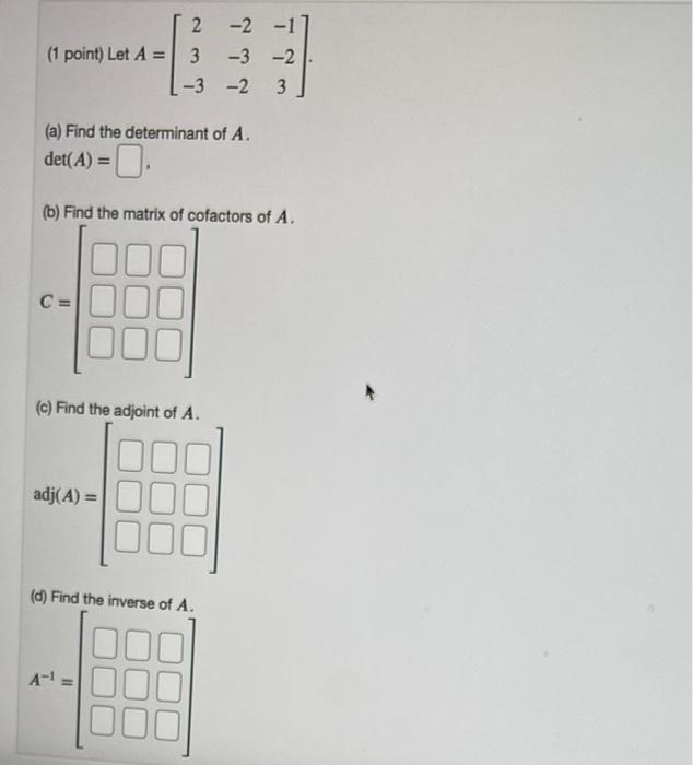  2 -2 -11 3 -3 -2 -3 -2 3 (1 point)