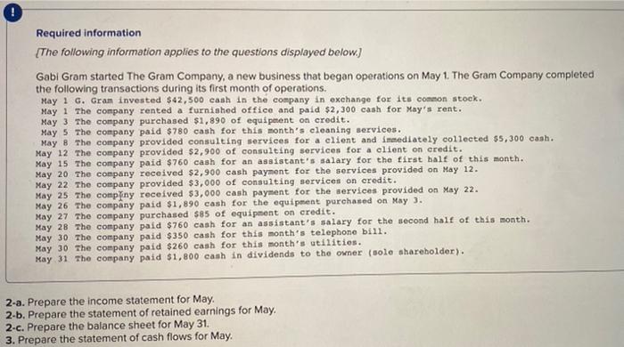 can someone explain how to do this? please help. Required information (The
