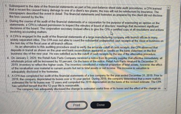 please I need help for this homework 1. Subsequent to the date
