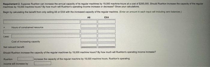 must be manufactured on both the regular machine and a high-precision machine.