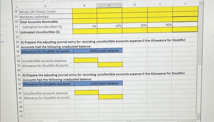 help prepare the Aging of Accounts Receivable Schedule and the corresponding journal