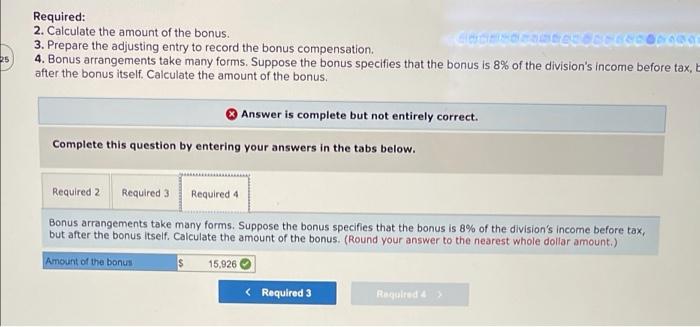 an accounting problem, but a math problem. The complication is that the