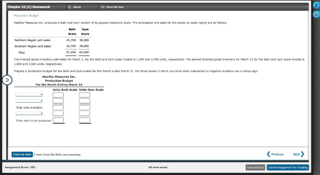 Please answer all the following correctly. Chapter 22 (C) Homework eBook Show