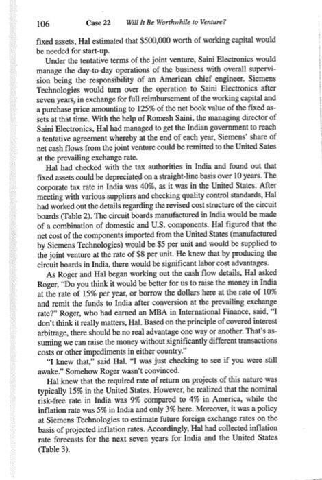 interest arbitrage, it made no difference whether Siemens Technologies raised the capital