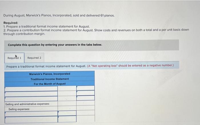 below: Coets Cost Formula Selling: Advertising $952 per month Sales salaries and