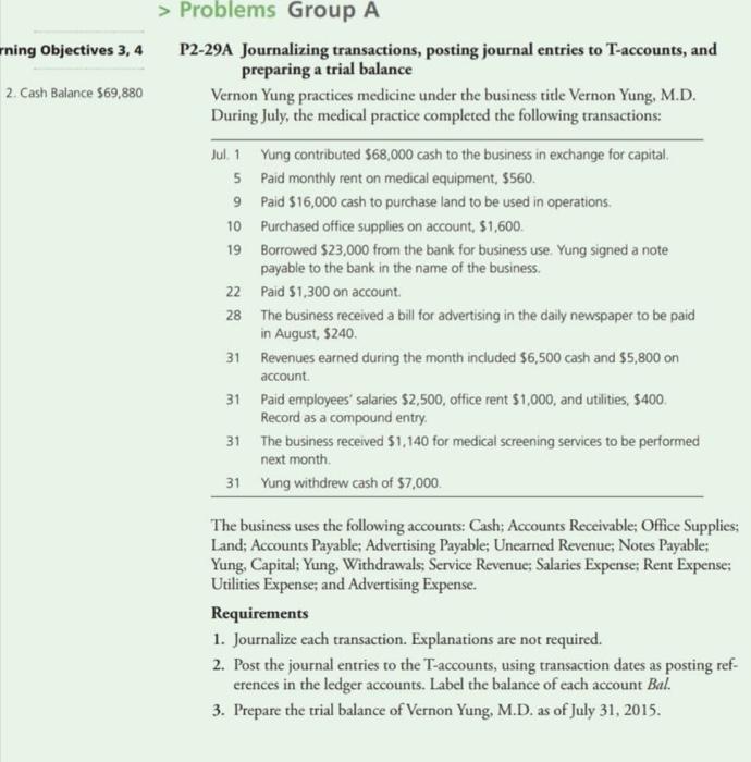  please neeed it now quickly rning Objectives 3, 4 2. Cash