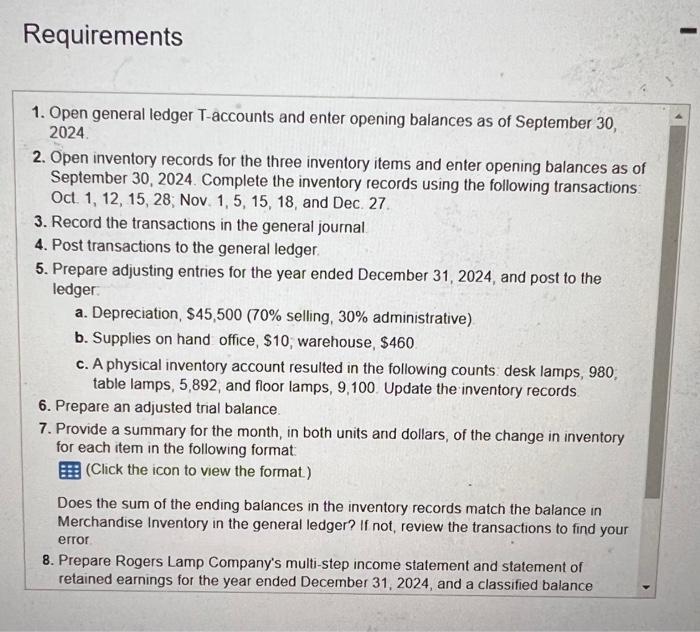 the transactions in the general journal 4. Post transactions to the general
