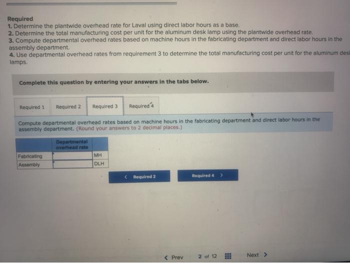 This lamp is made from components shaped in the fabricating department and