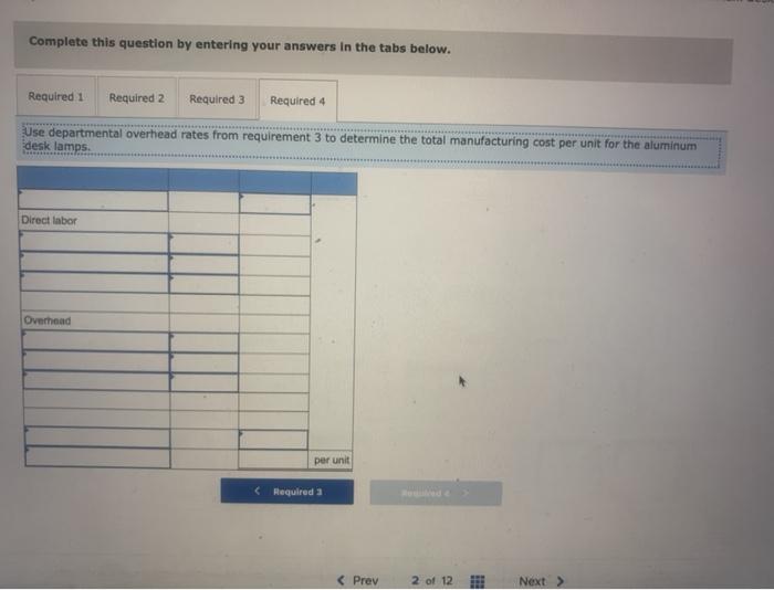 assembled in the assembly department. Information related to the 36.000 desk lamps