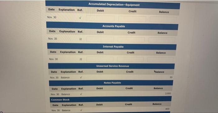 $35 of baking supplies were used during November. 2. Natalie estimates that