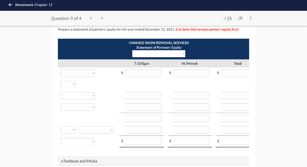 At the inception of the partnership, Tyler invested $4,000 cash and Matt
