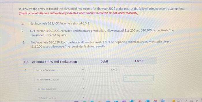 net income or net loss for 2022 has not been closed to