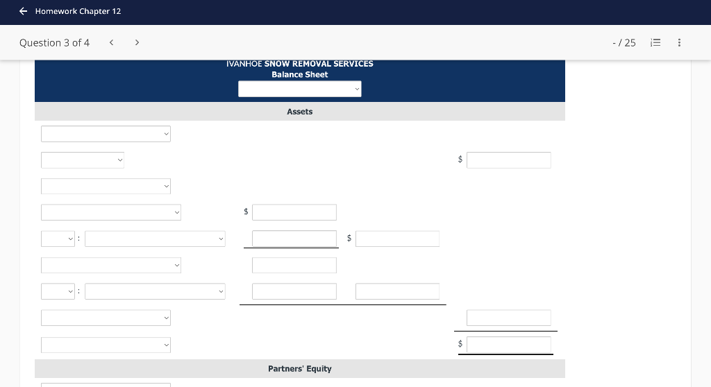 invested $11,000 cash. Once formed, the partnership purchased equipment and a vehicle.