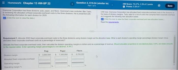 all one question, answer EACH PART CORRECTLY (pay attention to decimals). I