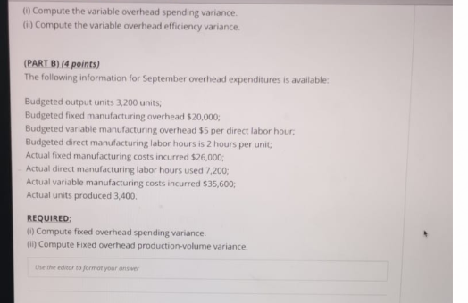 and correct, i have only 30 minutes Answer both part (A) and