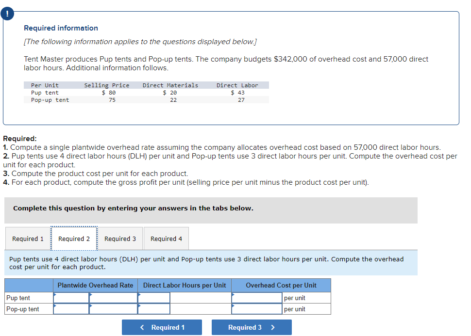 a single plantwide overhead rate assuming the company allocates overhead cost based