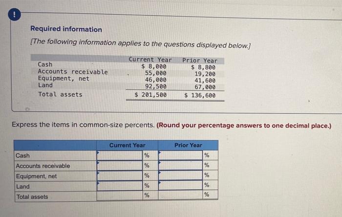 someone please help answet this question ! Required information The following information