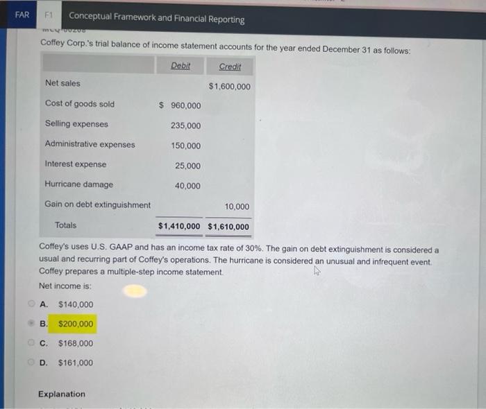 CPA_Far practice problem can you help me explain the answer? thank you