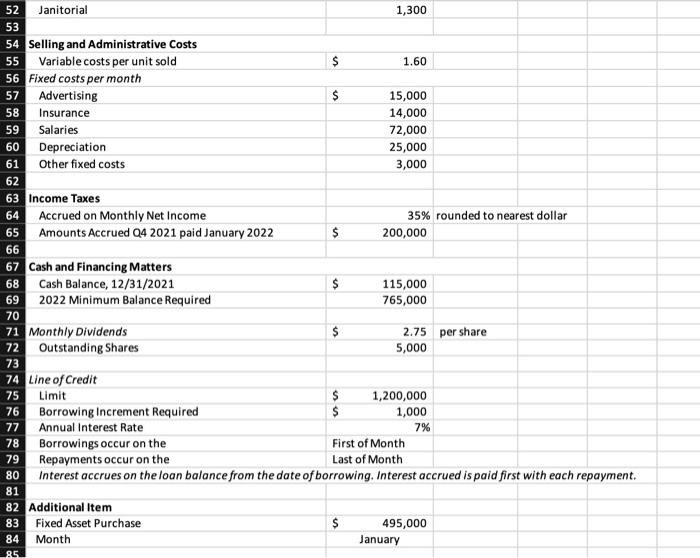 be clearly labeled on the Solveions tab of this workbook. For the