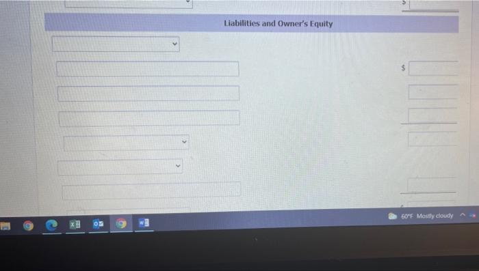 3,700 2.500 Equipment 12.000 12.000 Accumulated Depreciation Equipment $ 3.400 $ 4.300