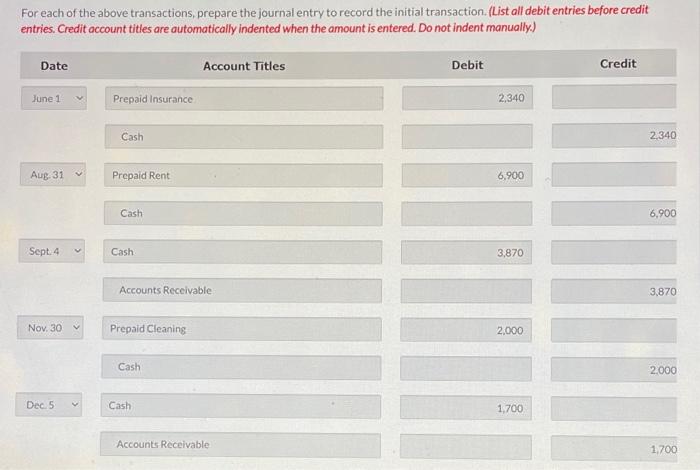 balance. (Note: Posting to the Cash account is not required.) (Post entries