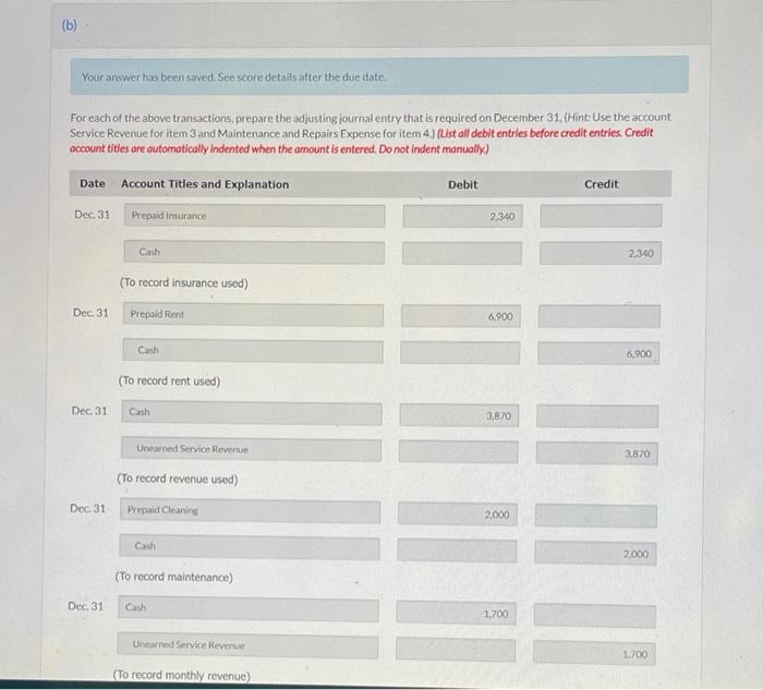 in the order of journal entries presented in previous parts.) Prepaid Insurance