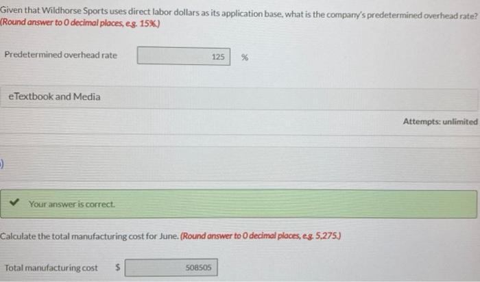 Jerseys Jackets Direct materials $6.00 $11.00 $46.00 Direct labor 4.00 3.80 24.00