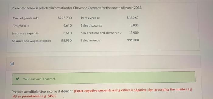 Can you hello me find b? Presented below is selected information for